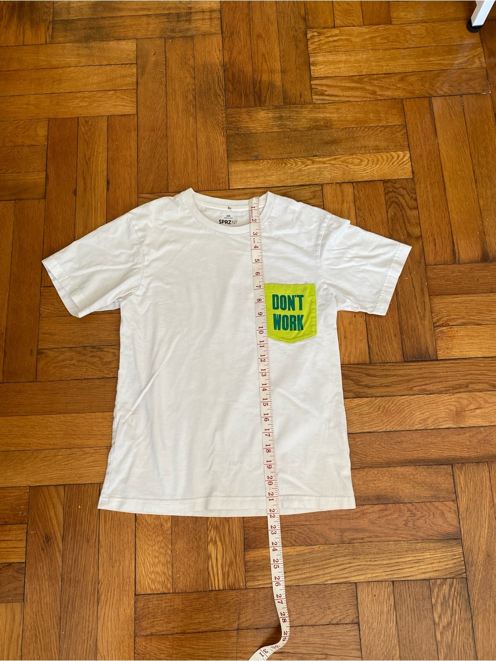 UNIQLO SPRZ NY MoMA Daniel Martinez “DON’T WORK” Pocket T-Shirt XXS